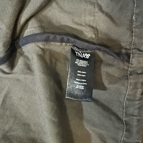 TNA Aritzia Cinched Waist Talula Army Green Trooper jacket Jacket - Picture 6 of 6